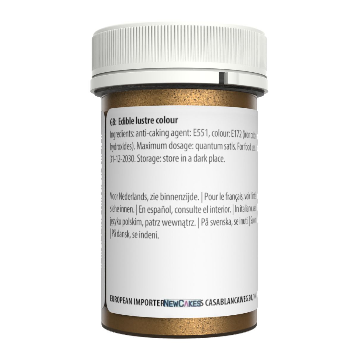 Sugarflair Edible Lustre Bright Gold, 4g