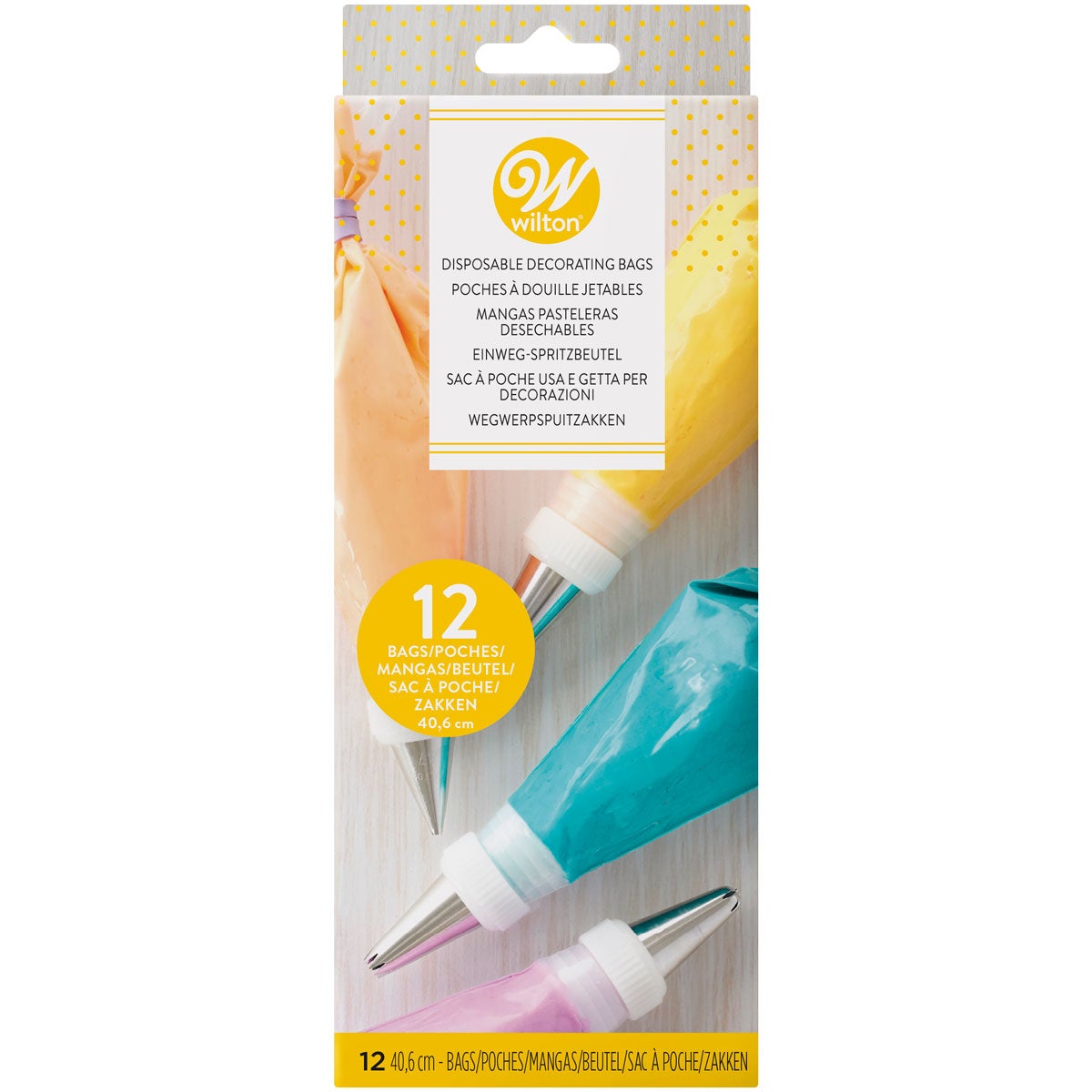 Wilton Disposable Decorating Bags 40cm, pk/12