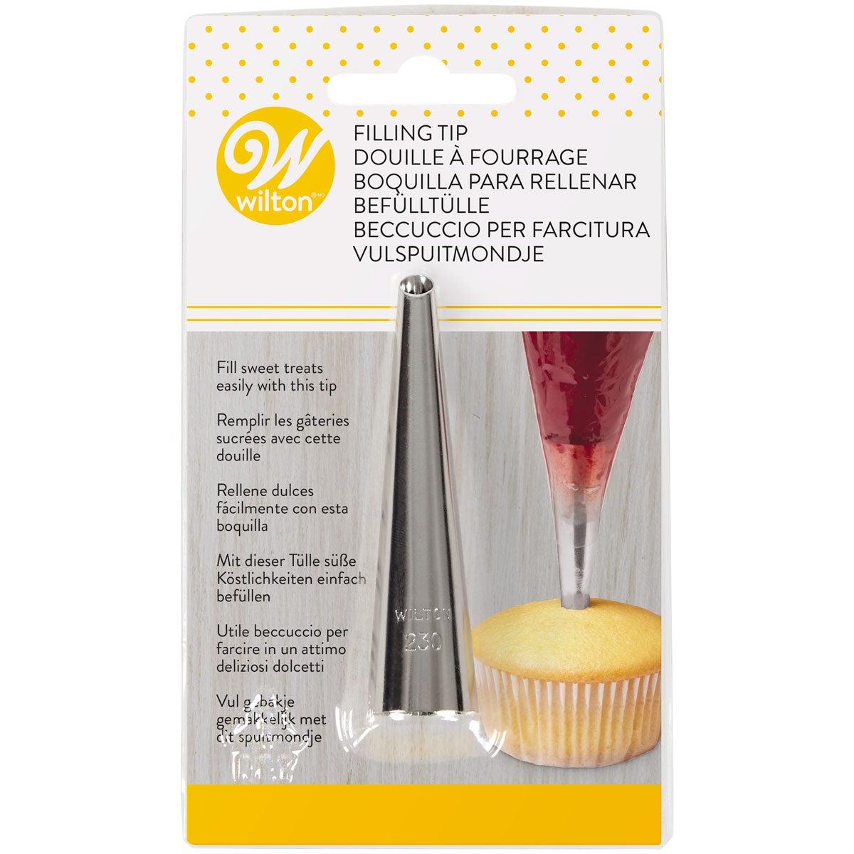 Wilton Decorating Tip #230 Bismarck Filling