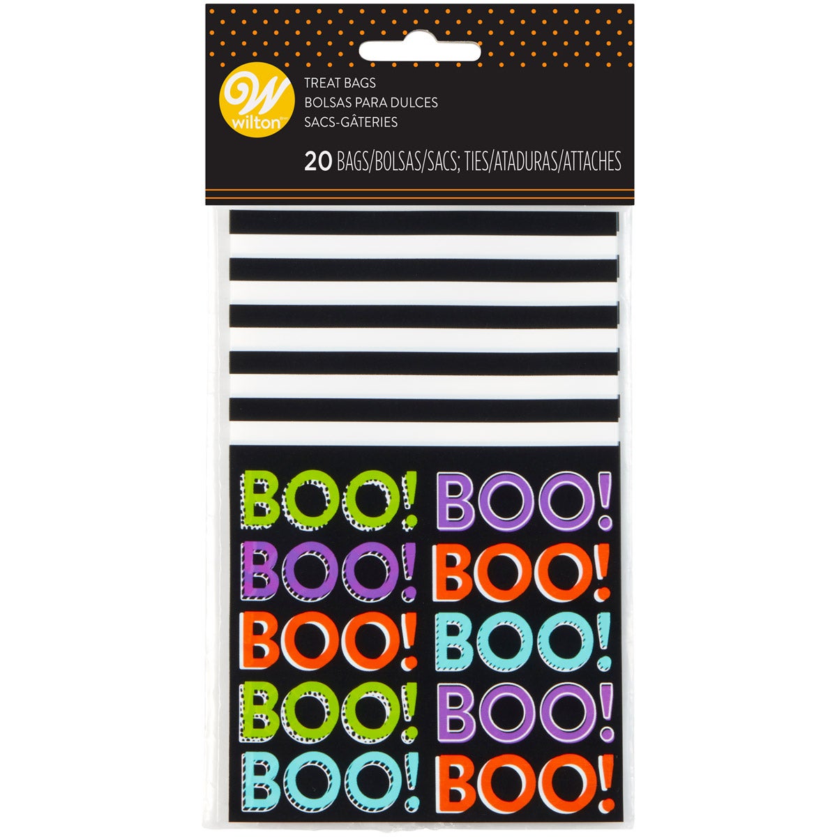 Wilton Mini Treat Bag Boo pk/20