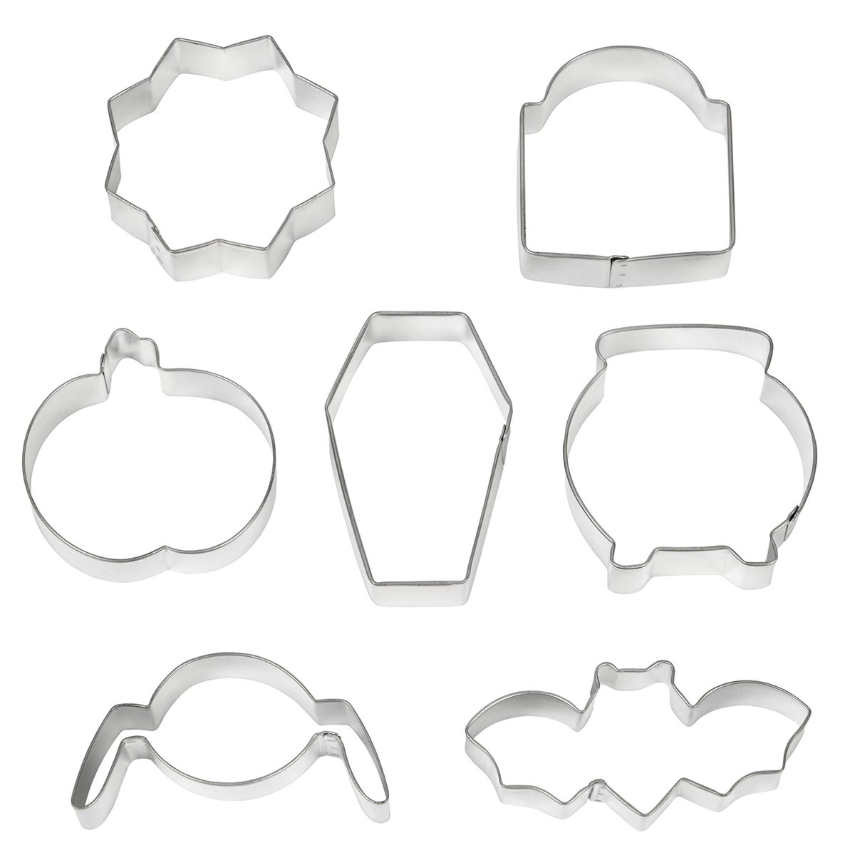 Wilton Koekjesuitsteker Spookhuis set/7