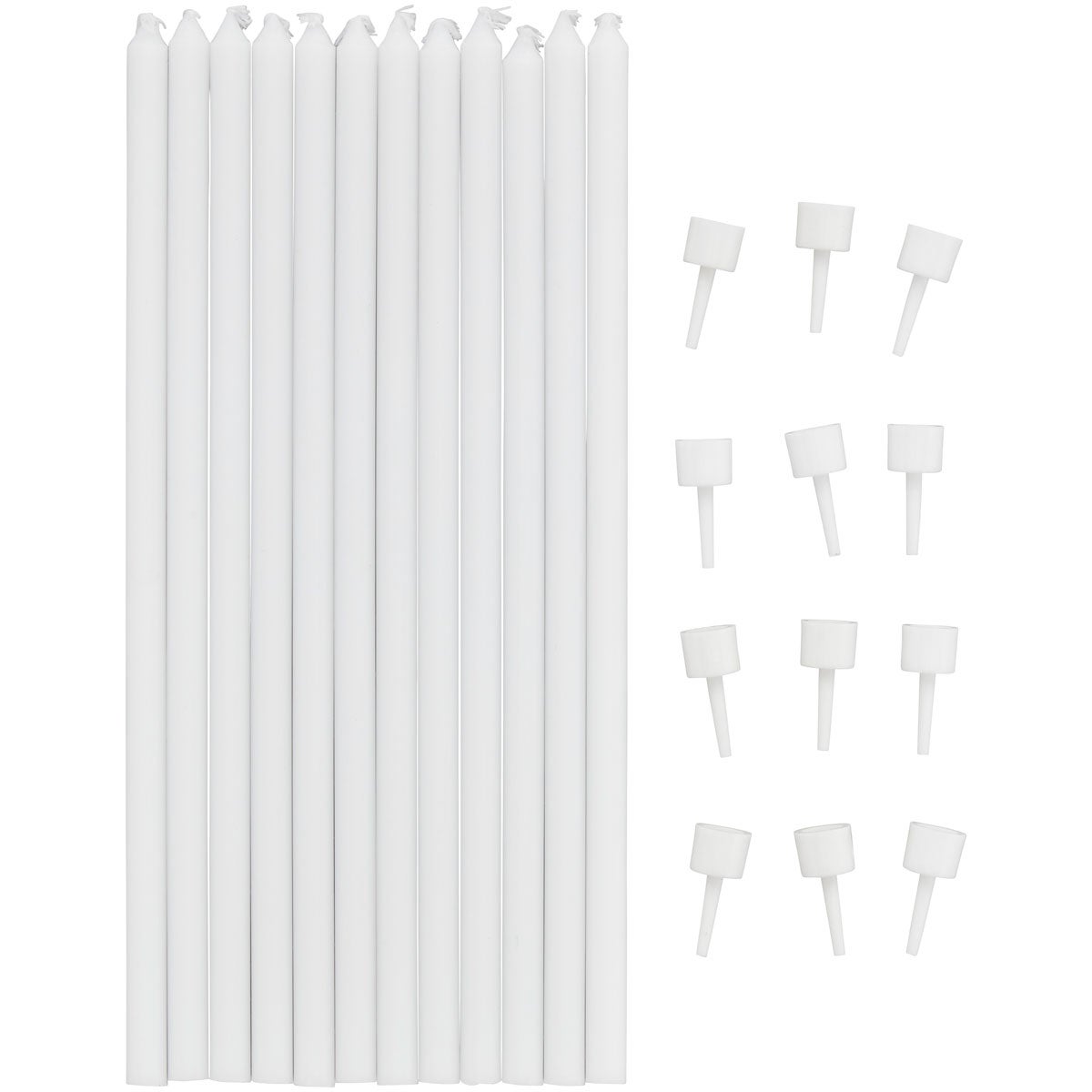 Wilton Long Candles -White-