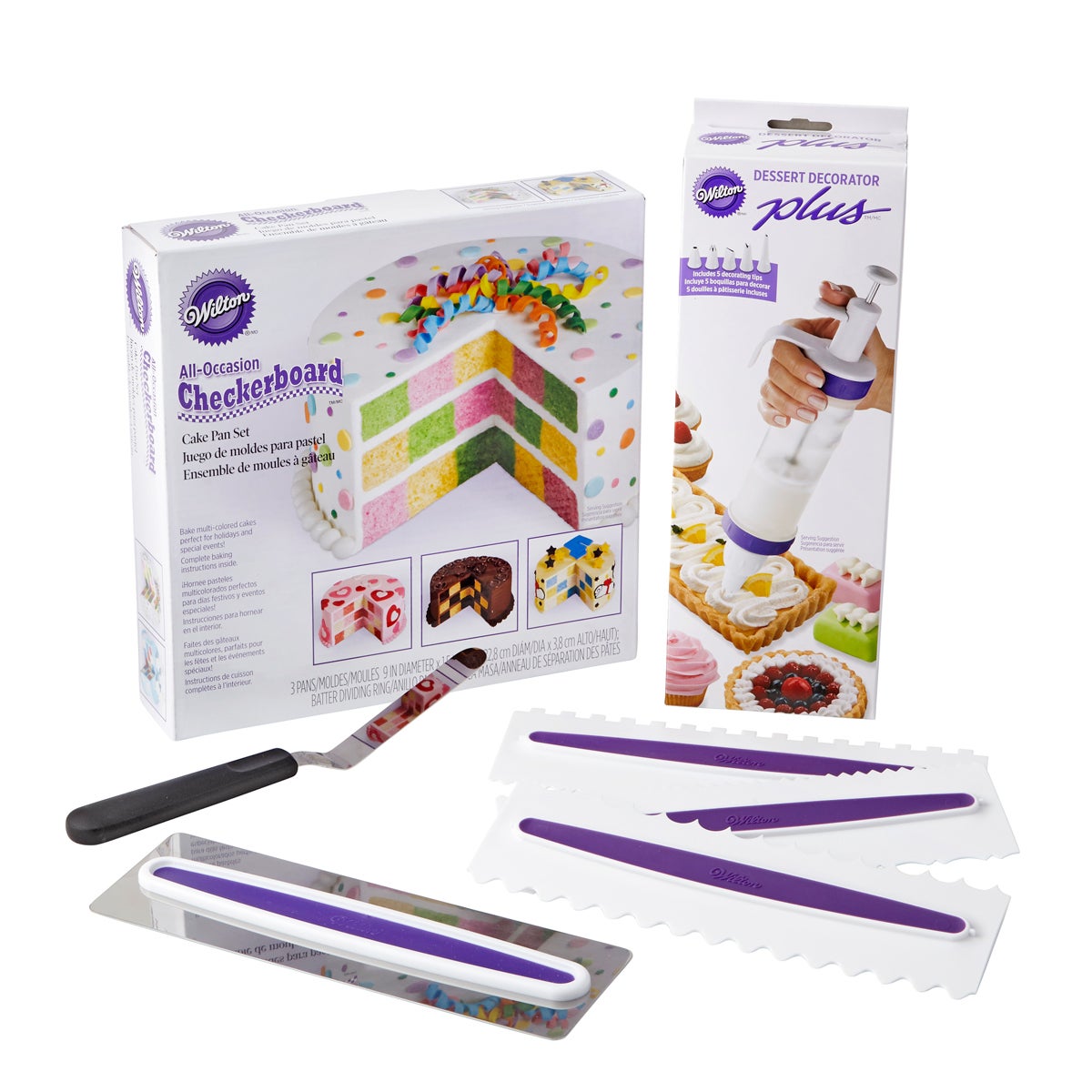 Wilton Checkerboard Bakvorm set/7