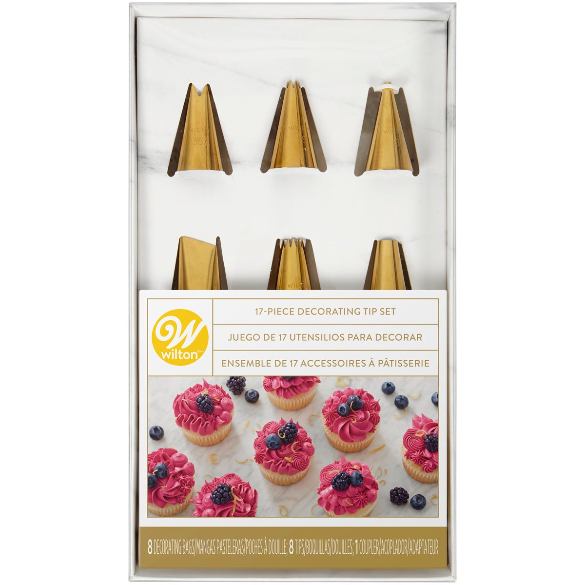 Wilton Golden Decorating Tip Set/17