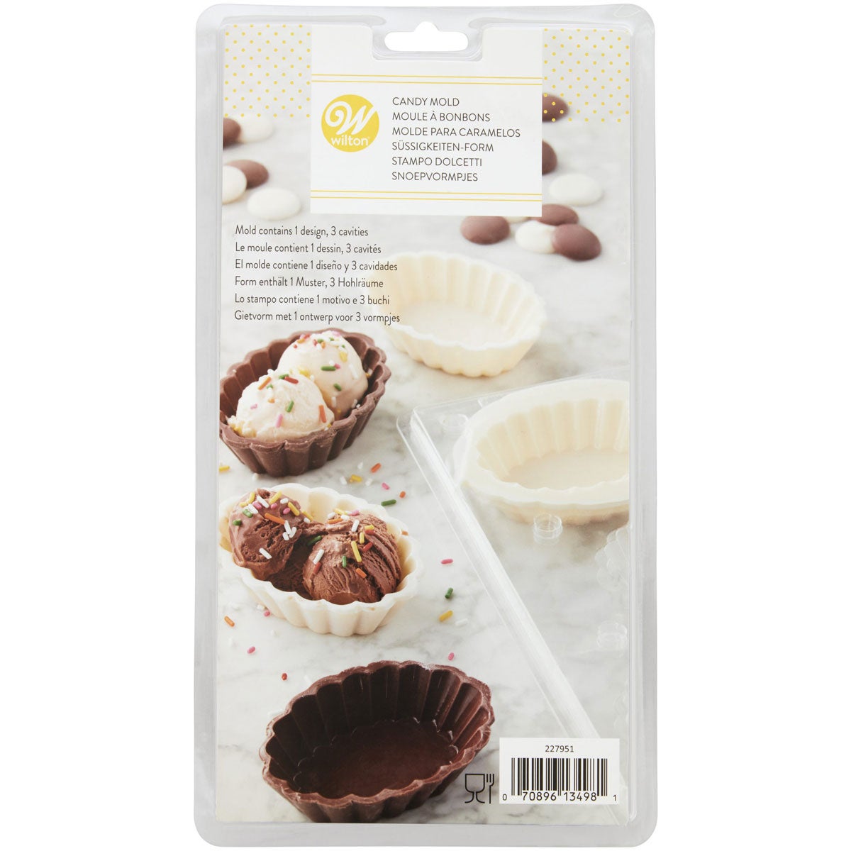 Wilton Candy Mould Dessert Shell