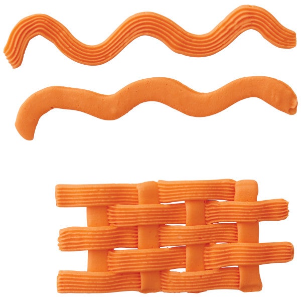 Wilton Decorating Tip #047 Basketweave Carded