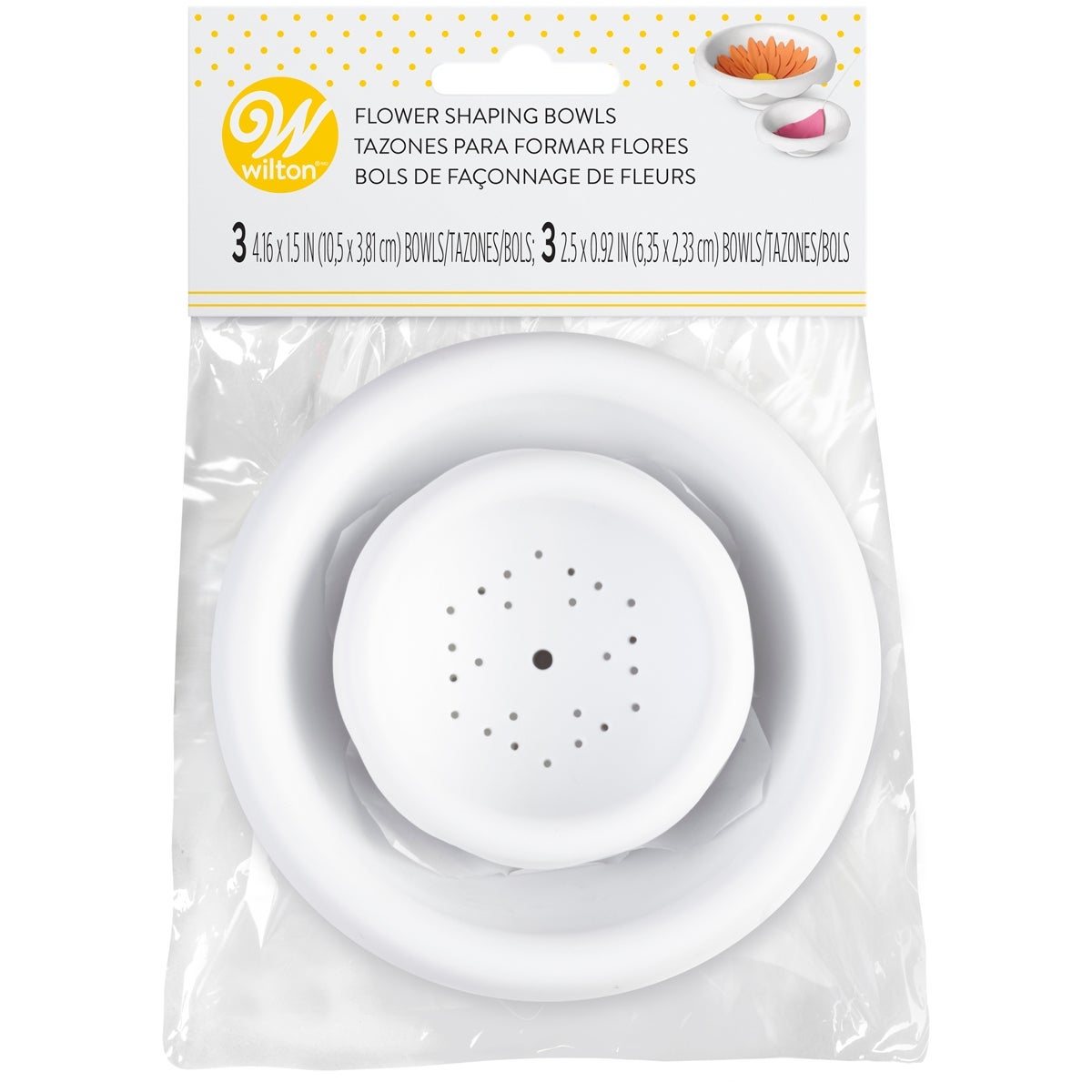 Wilton Flower Shaping Bowls Set/6