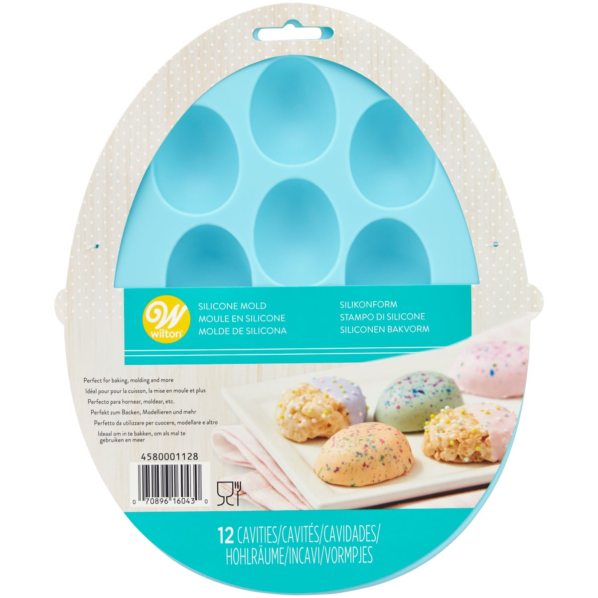 Wilton Silicone Petite Treat Mold -Egg-