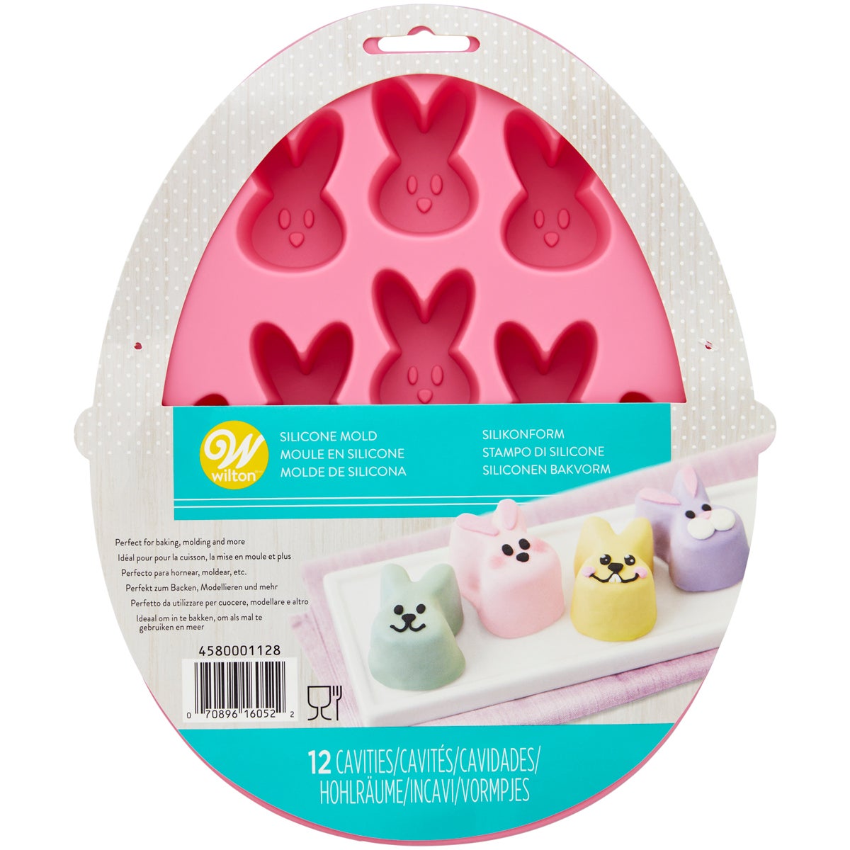 Wilton Siliconen Petite Traktatie Mold -Konijn-