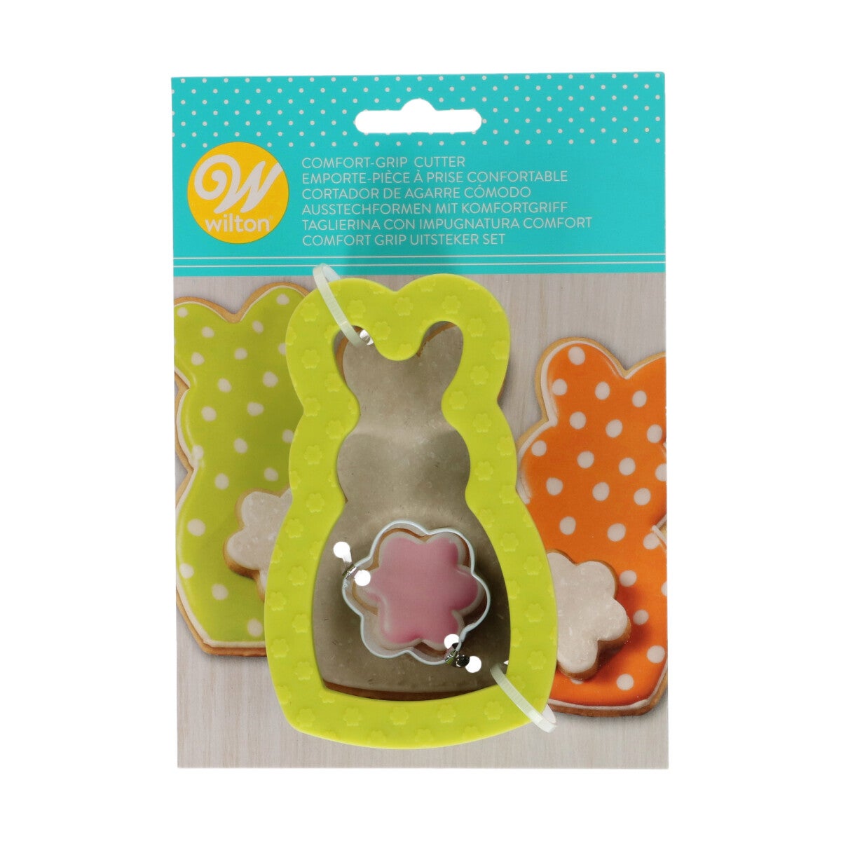 Wilton Comfort Grip Koekjes Uitsteker Konijn Set/2