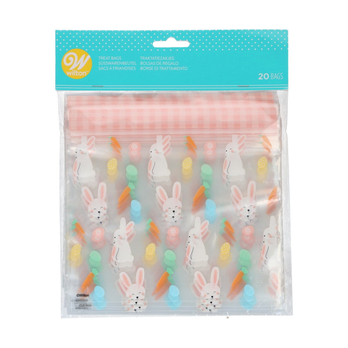 Wilton Easter Bunny & Carrot Reseal Treat Bags pk/20