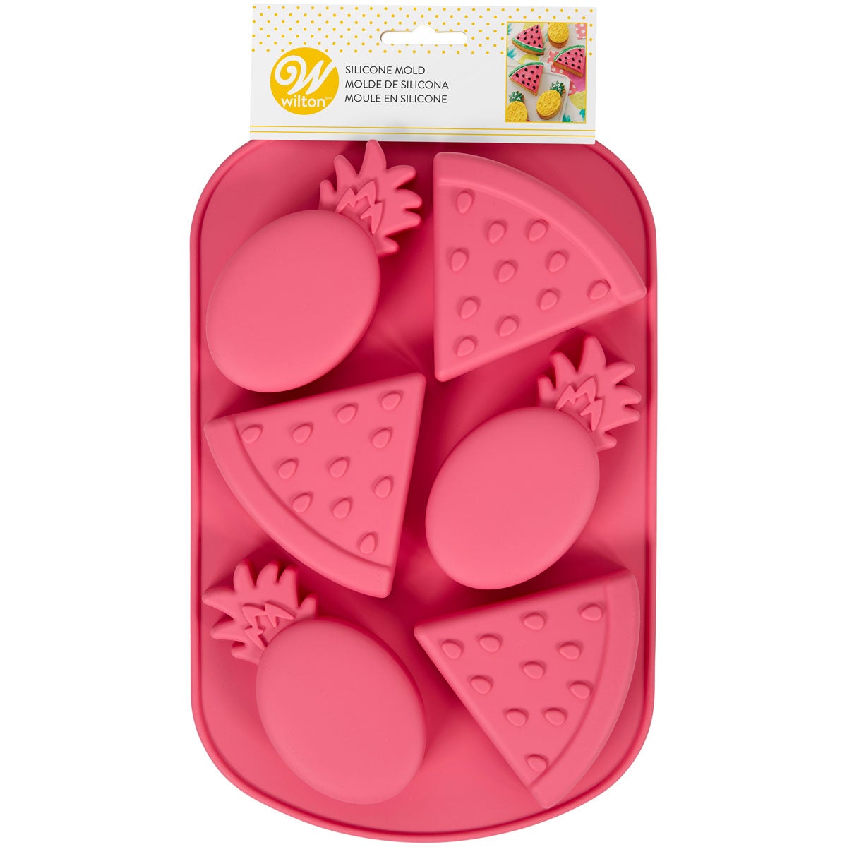 Wilton Silicone Baking Mould Melon/Pineapple