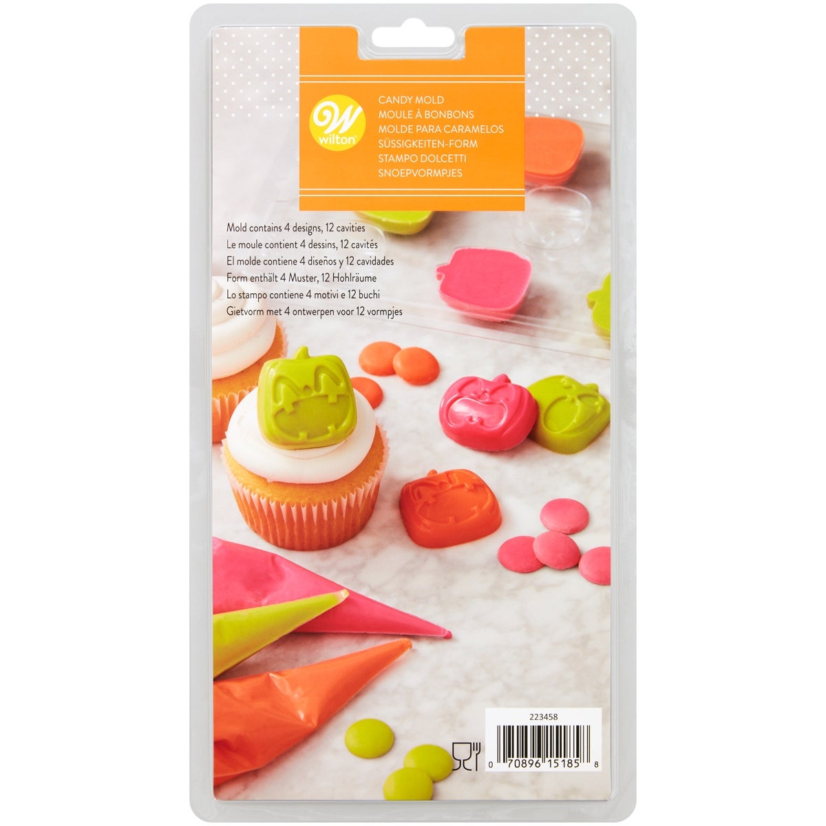 Wilton Candy Mold Halloween Pumpkin