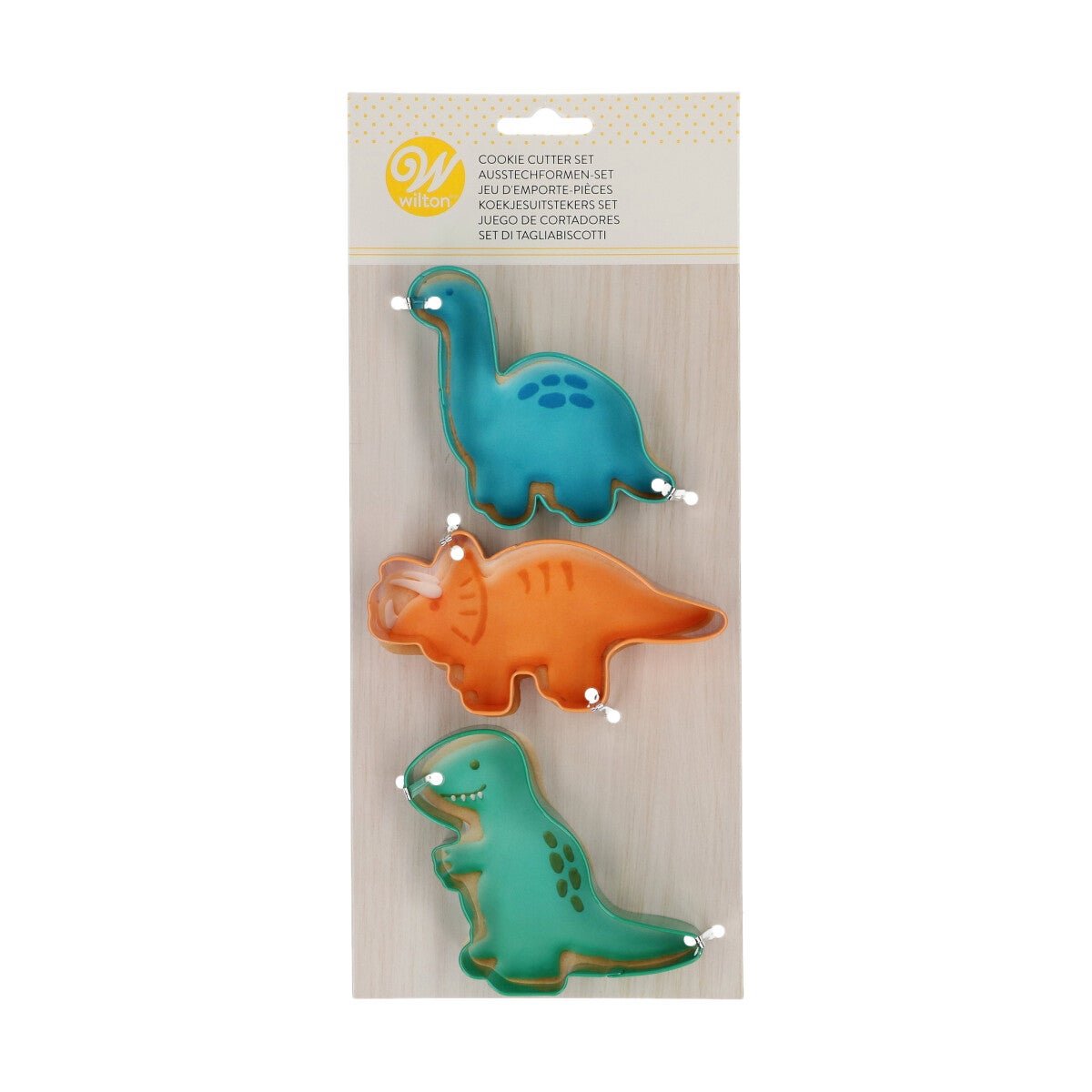 Wilton Dinosaurus Cookie Cutter Set 3 stuks