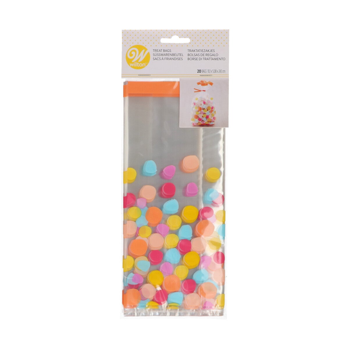 Wilton traktatiezakje stippen pk/20