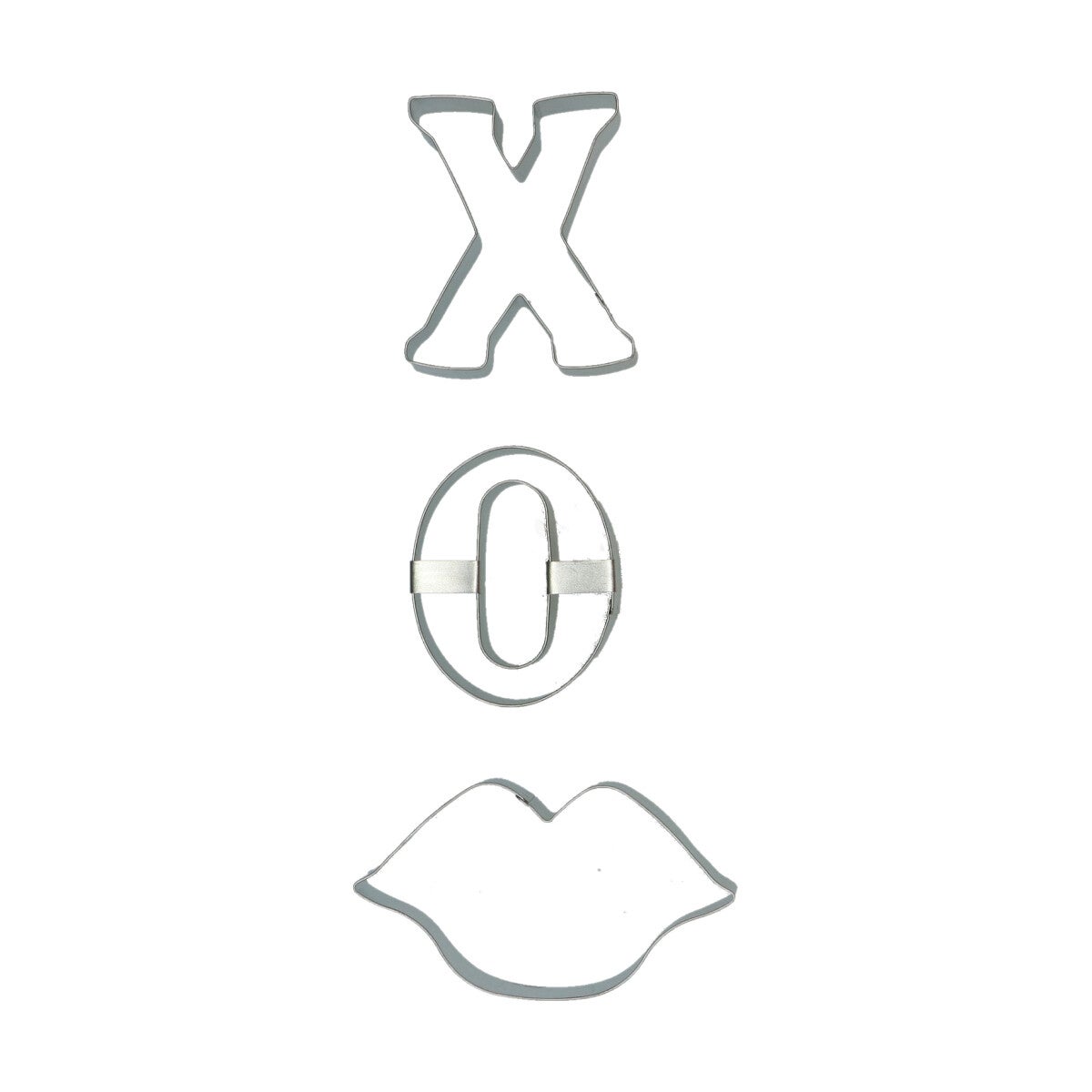 Wilton Koekjesuitsteker Set - Valentines Lips XO pk/3