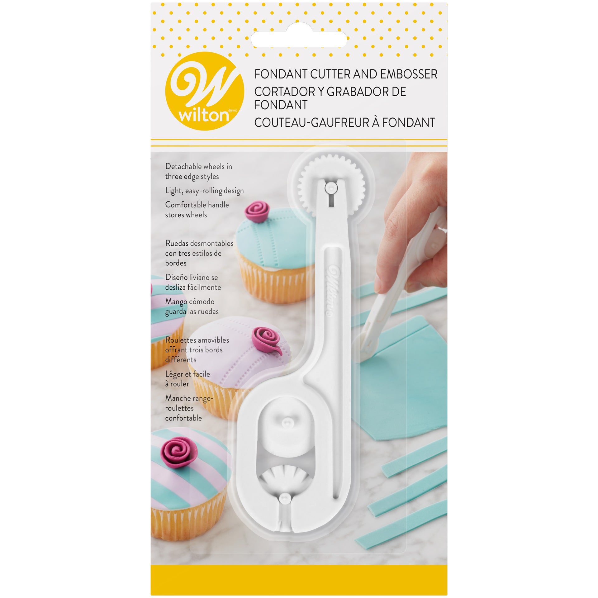 Wilton Uitsteker en Embosser Set/4