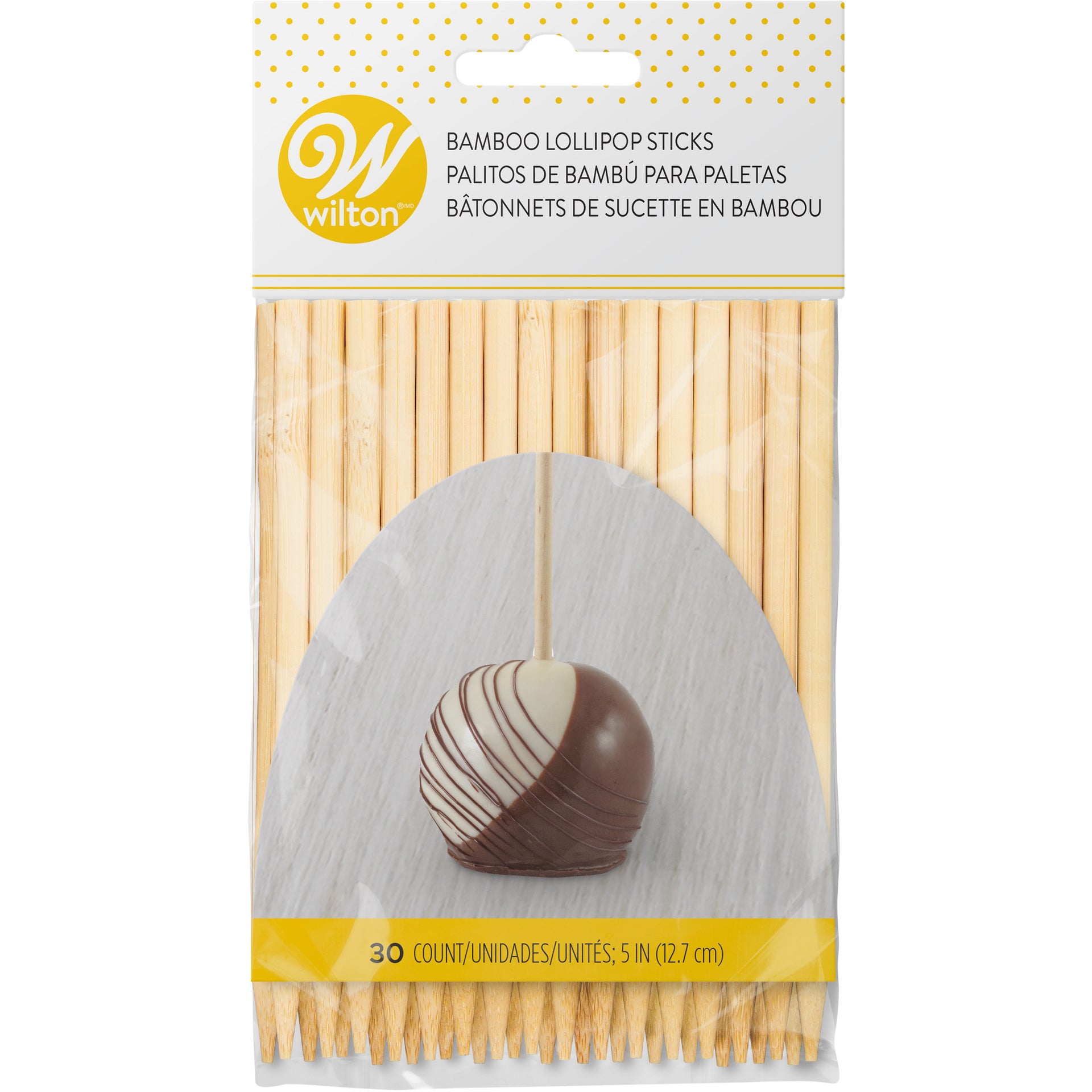 Wilton Bamboe Lollystokjes 12 cm pk/30