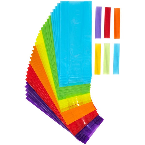 Wilton Traktatiezakjes Kleuren pk/30