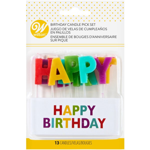 Wilton Kaarsen Happy Birthday Set/13