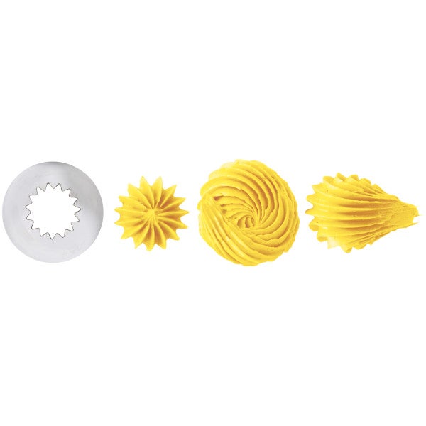 Wilton Decorating Tip Open Star Carded Set/3