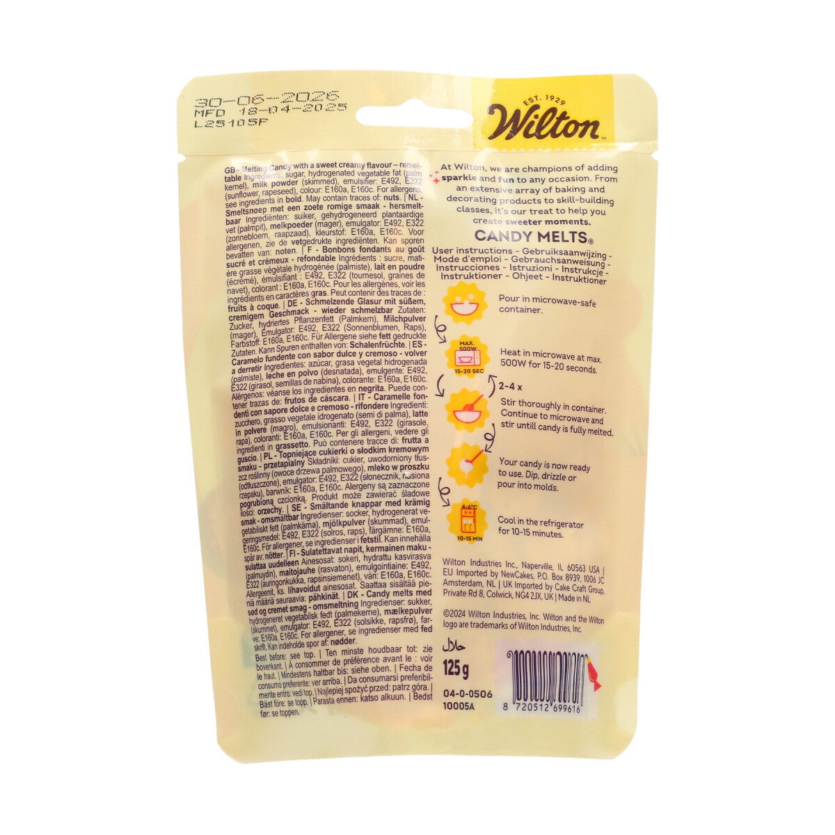 Wilton Candy Melts® 125g - Oranje