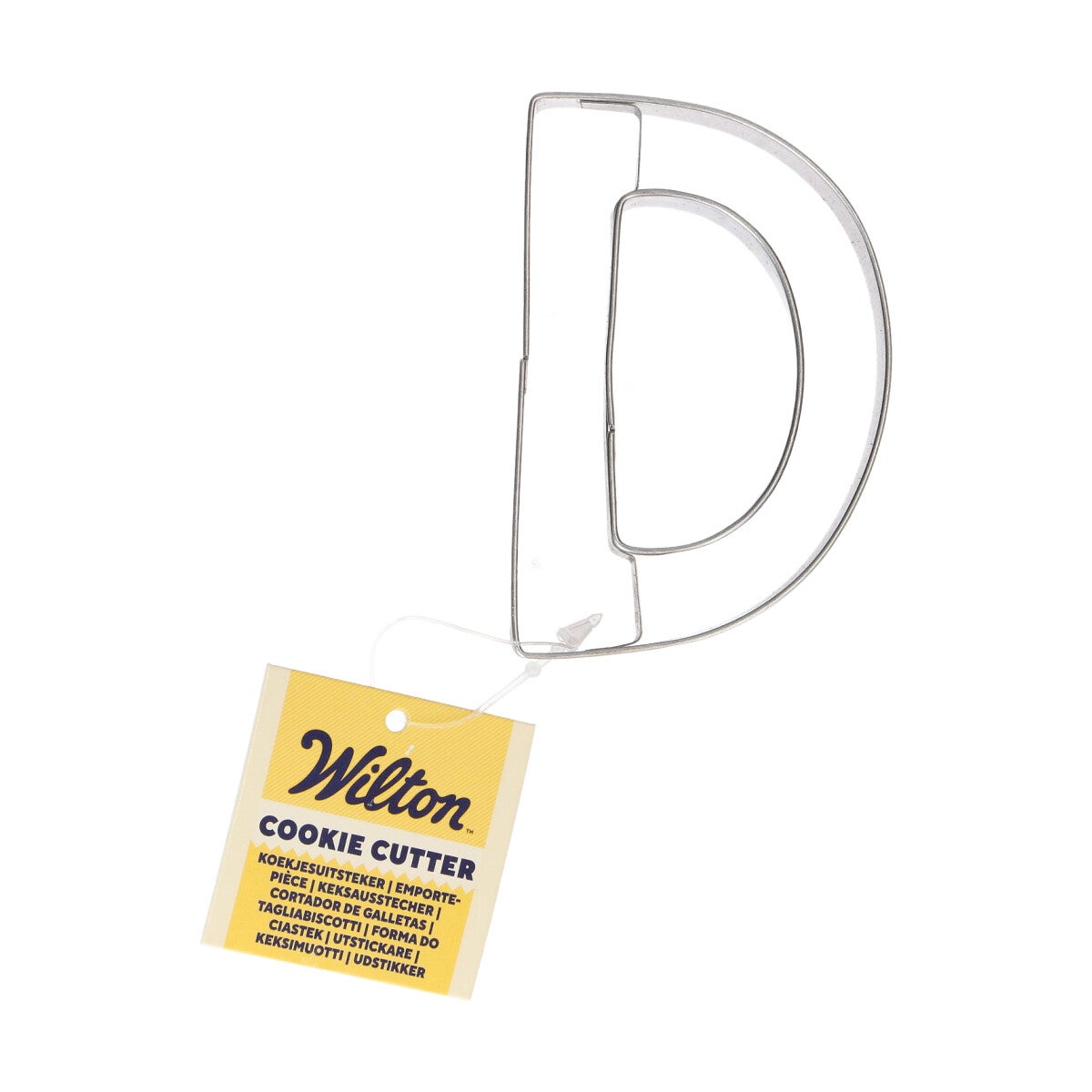 Wilton Koekjesuitsteker Letter D 7,5 cm