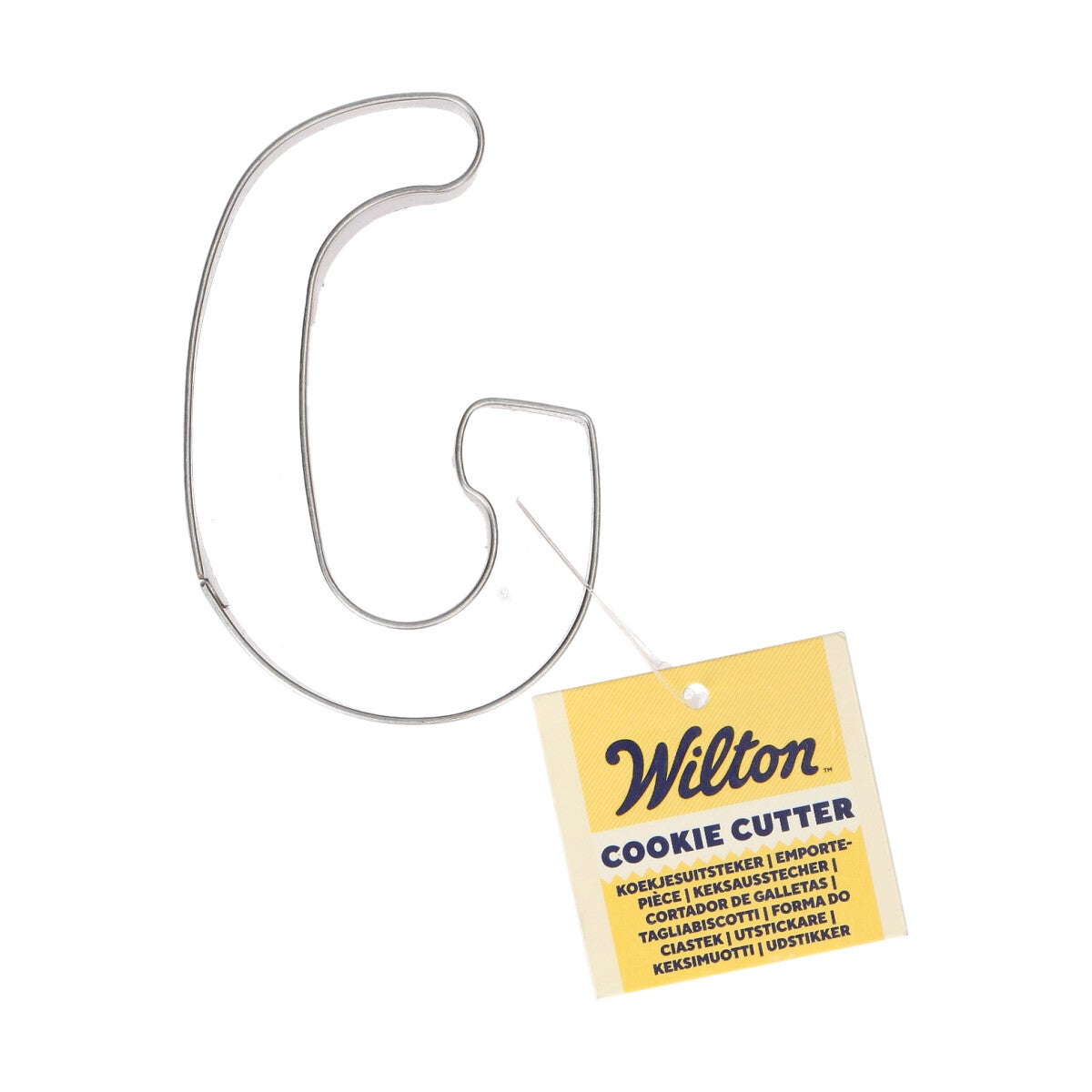 Wilton Koekjesuitsteker Letter G 8 cm