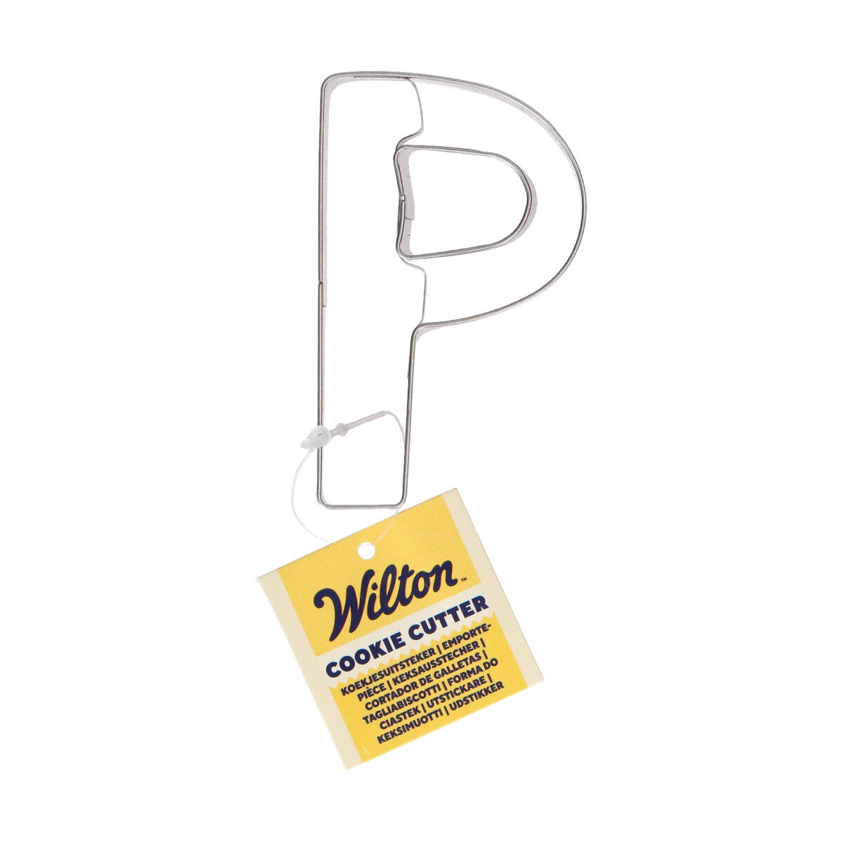 Wilton Koekjesuitsteker Letter P 8 cm