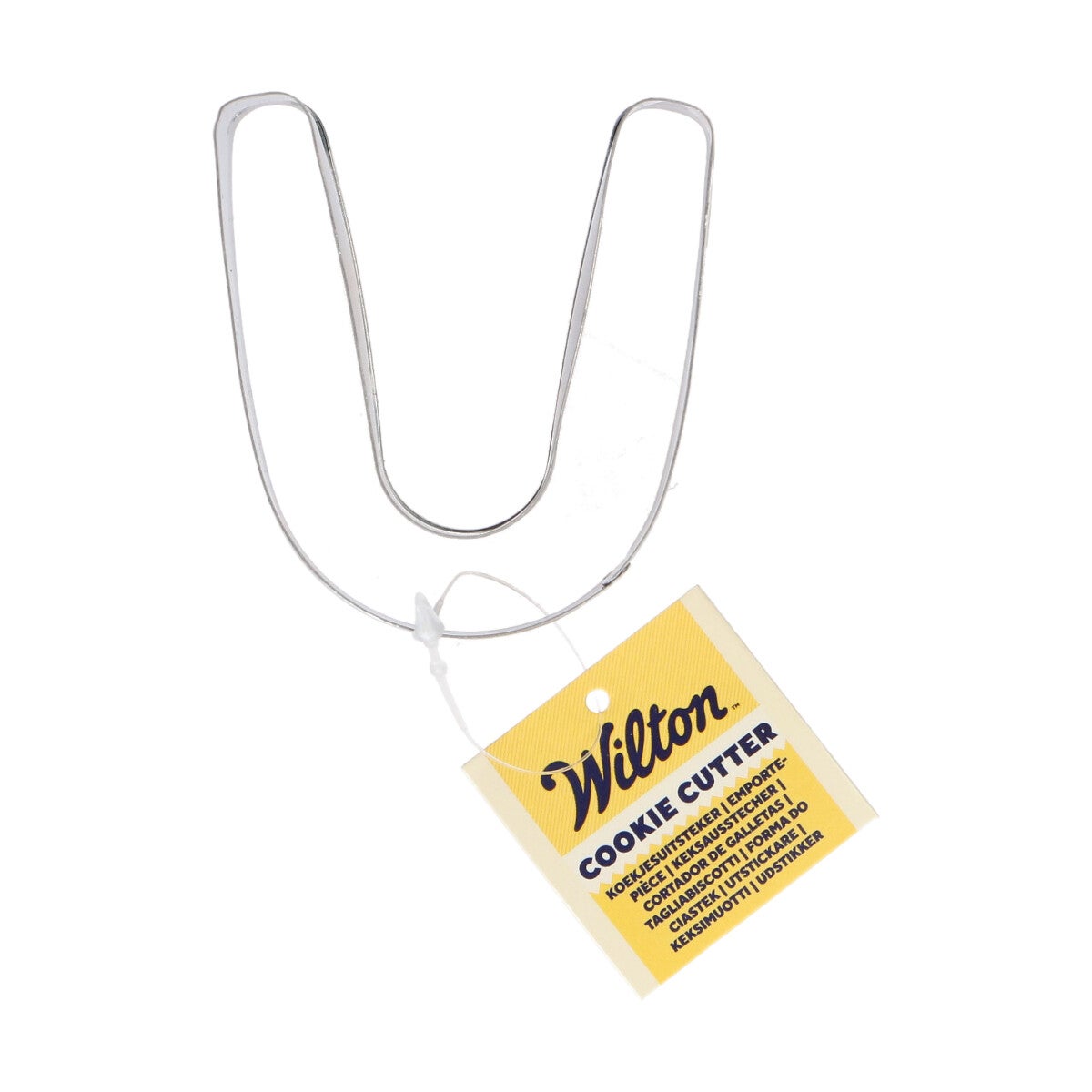 Wilton Koekjesuitsteker Letter U 7,5 cm