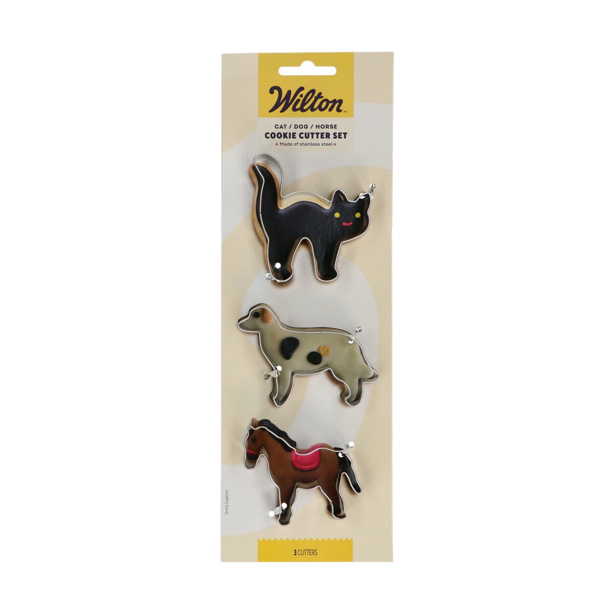 Wilton Koekjesuitsteker Kat - Hond - Paard set/3