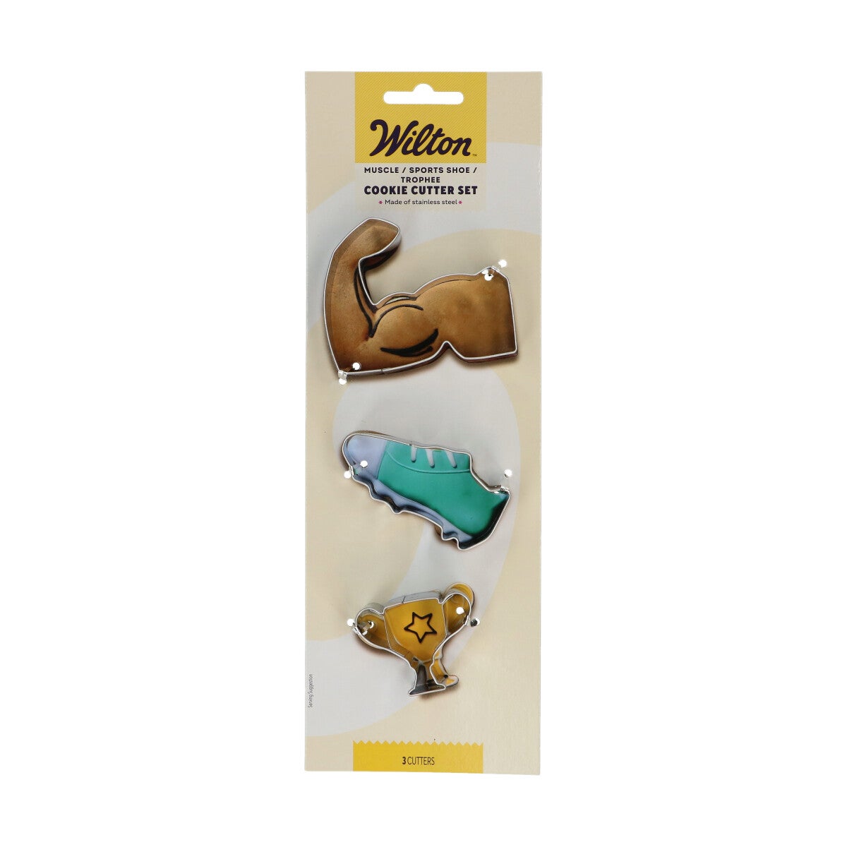 Wilton Koekjesuitsteker Spier - Sportschoen - Trofee set/3