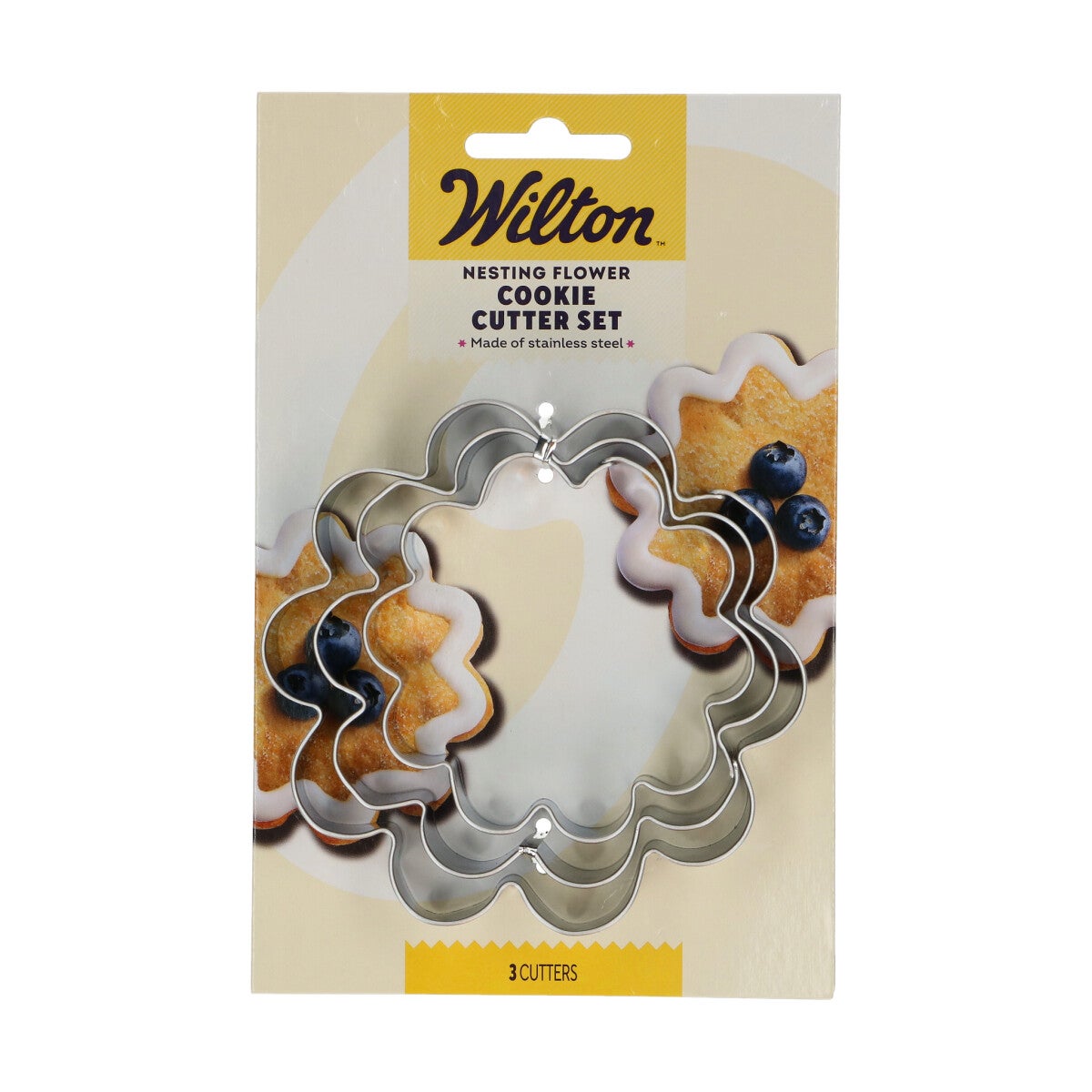 Wilton Nesting Koekjesuitsteker Bloem Set/3