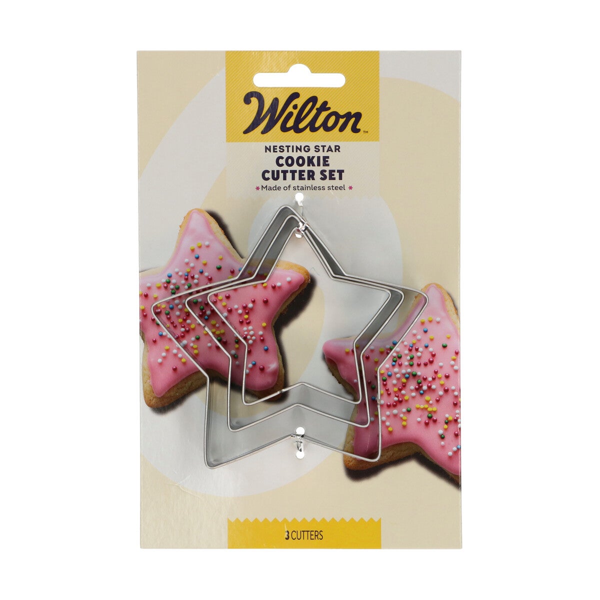 Wilton Nesting Koekjesuitsteker Ster Set/3