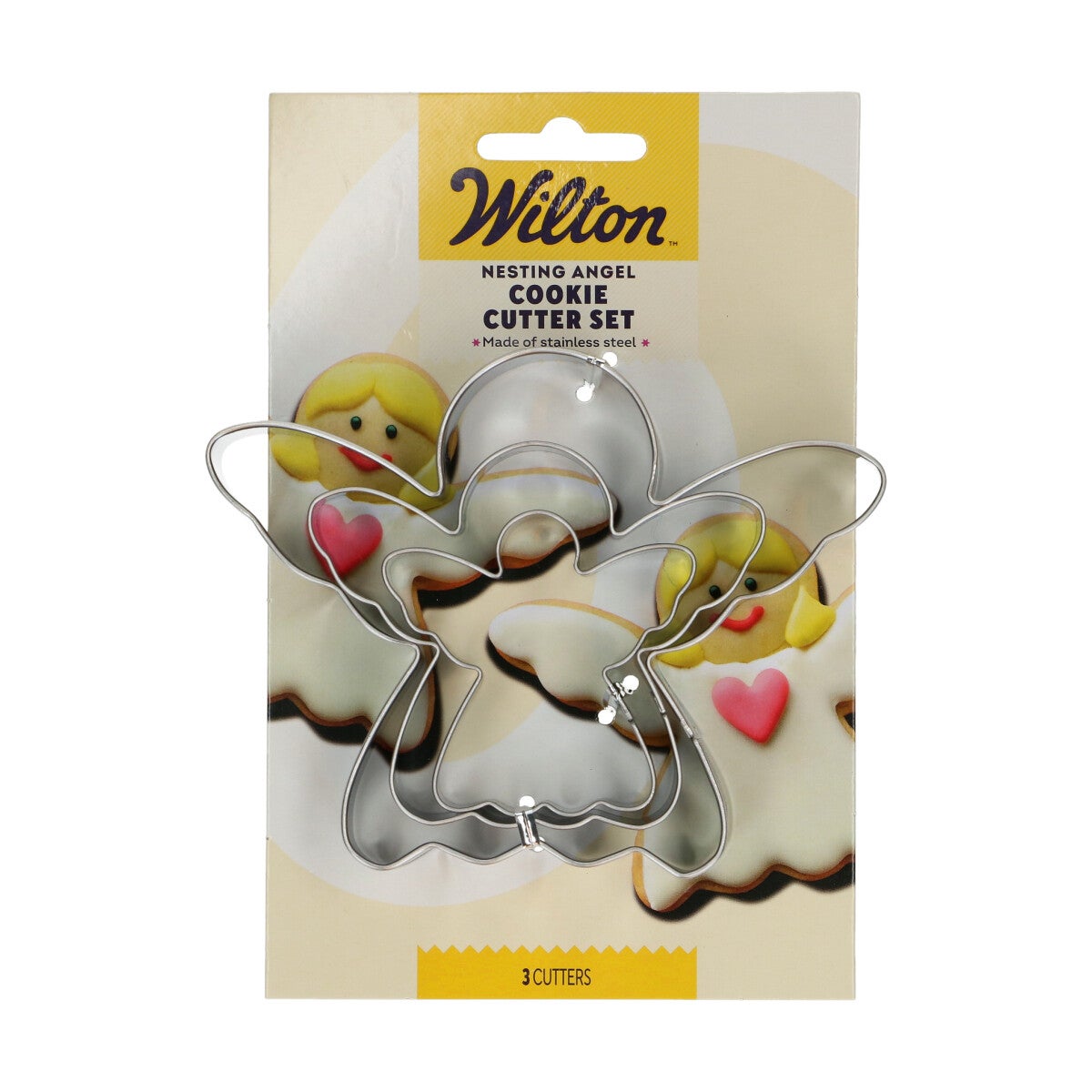 Wilton Nesting Koekjesuitsteker Engel Set/3