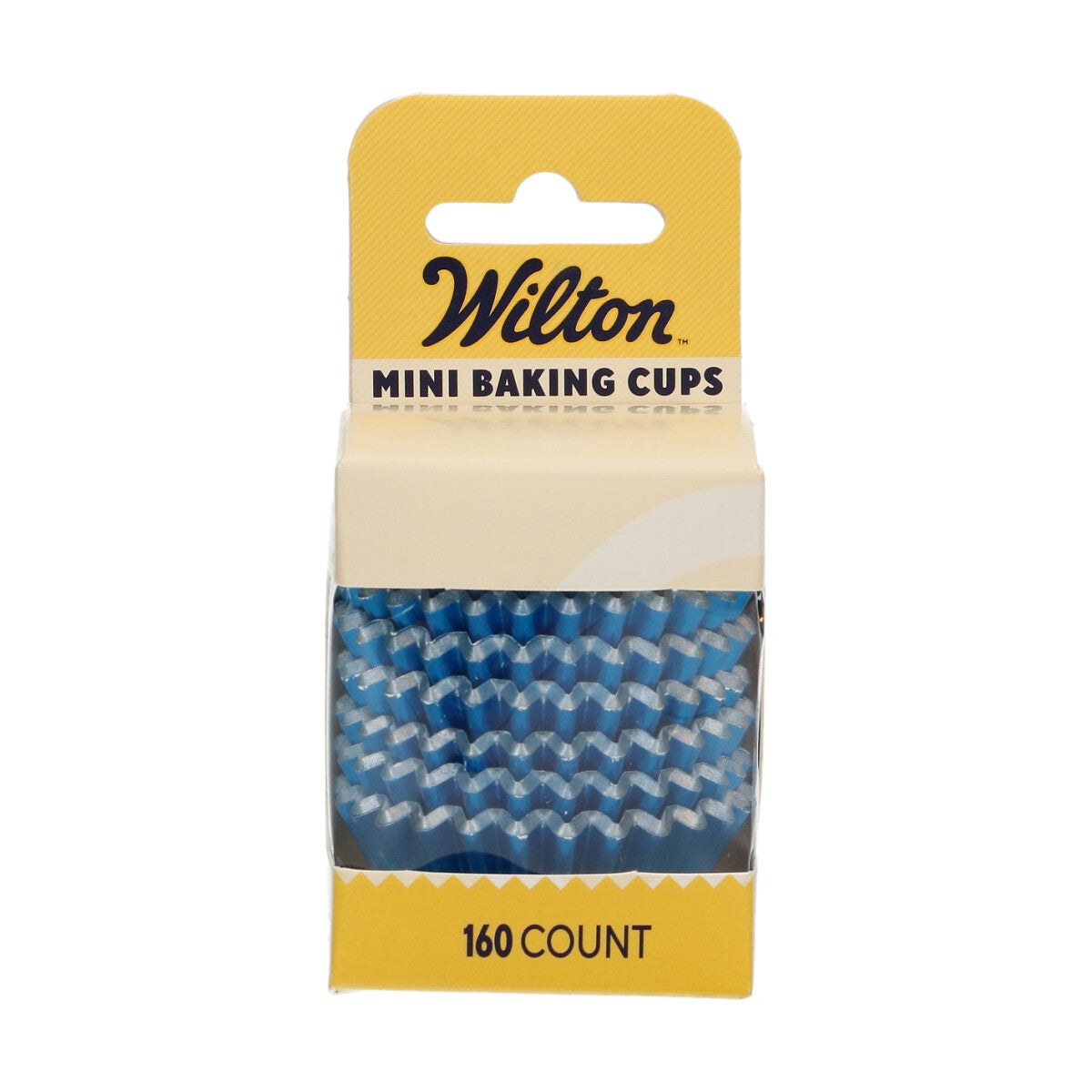 Wilton Mini Metallic Baking Cups Blauw set/160