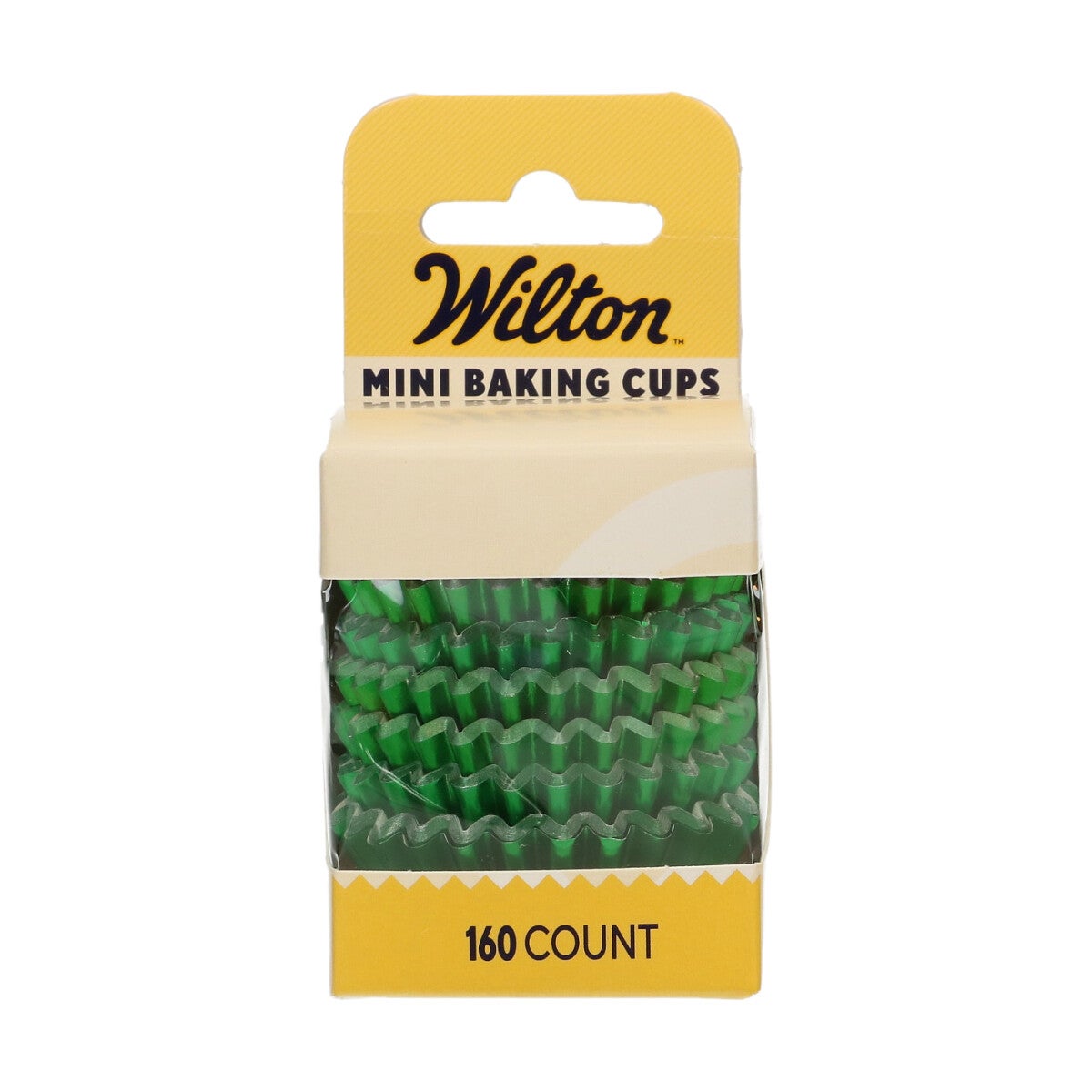 Wilton Mini Metallic Baking Cups Groen set/160
