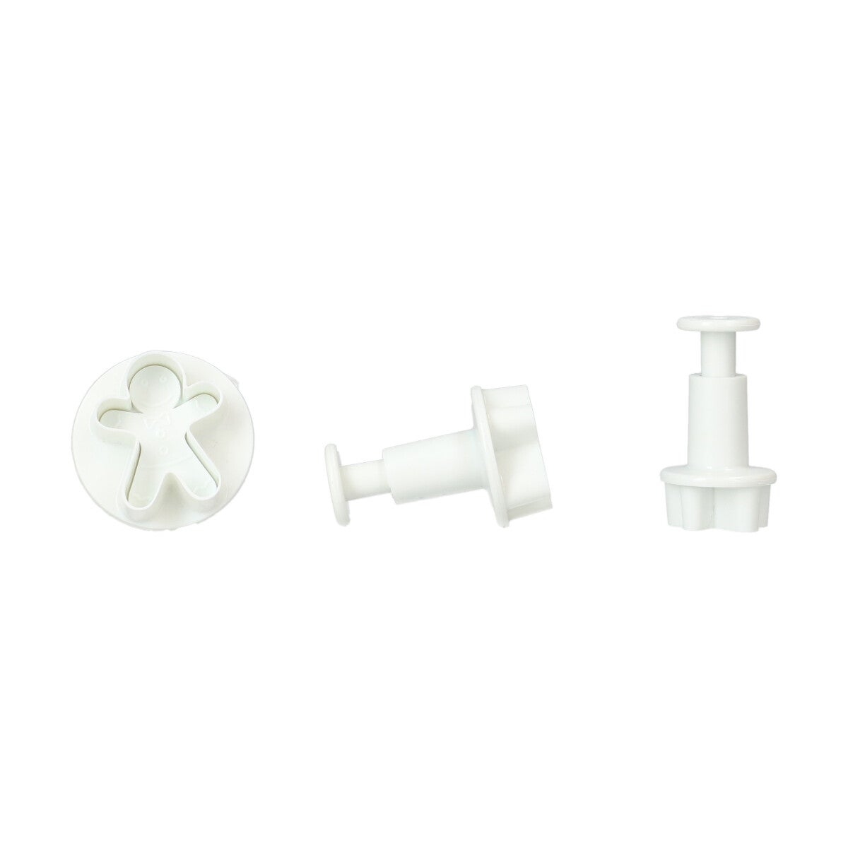 Wilton Plunger Cutter Gingerbread Man set/3