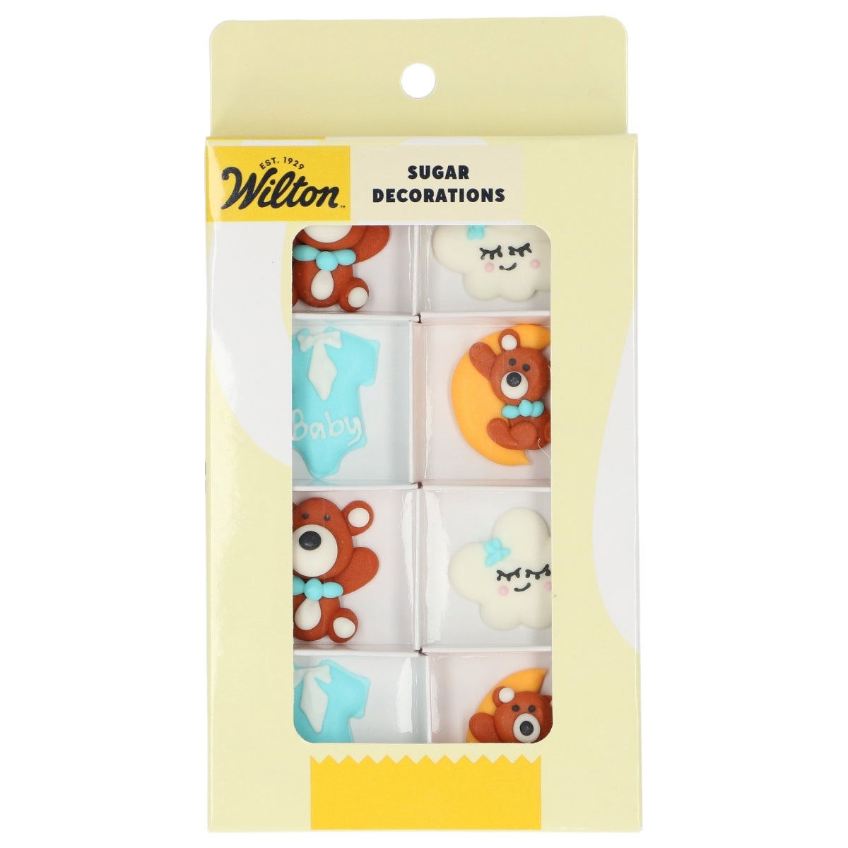 Wilton Suikerdecoraties Baby Blauw set/8