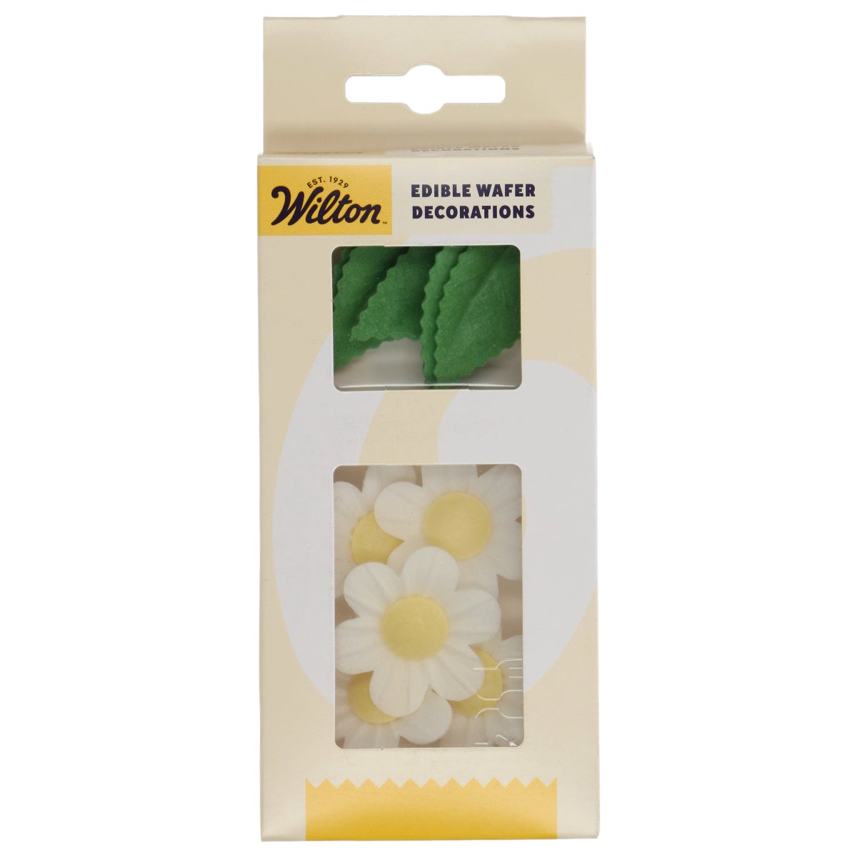 Wilton Eetbare Papieren Decoraties Bloemen & Bladeren Wit set/11