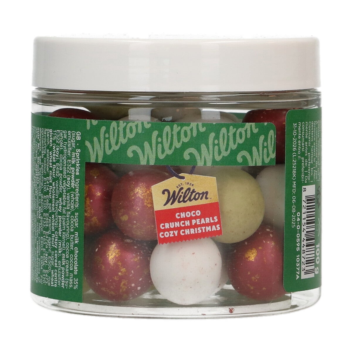 Wilton Choco Crunch Parels Cozy Christmas 100 g