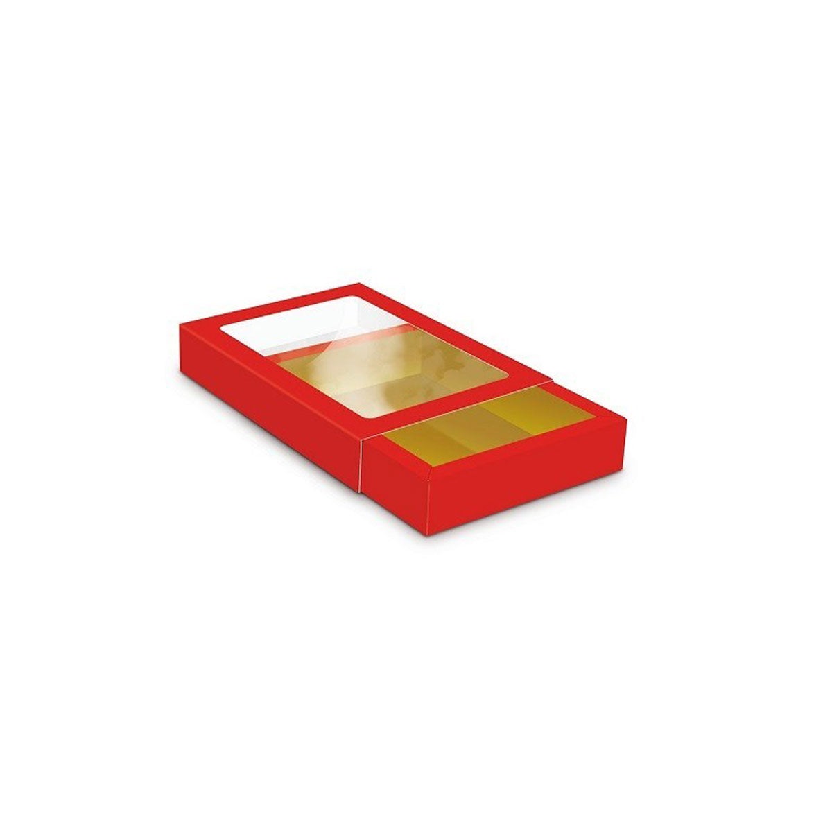 Chocoladeletterdoos Rood