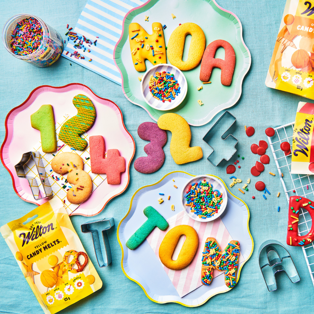 Back to school alfabet koekjes
