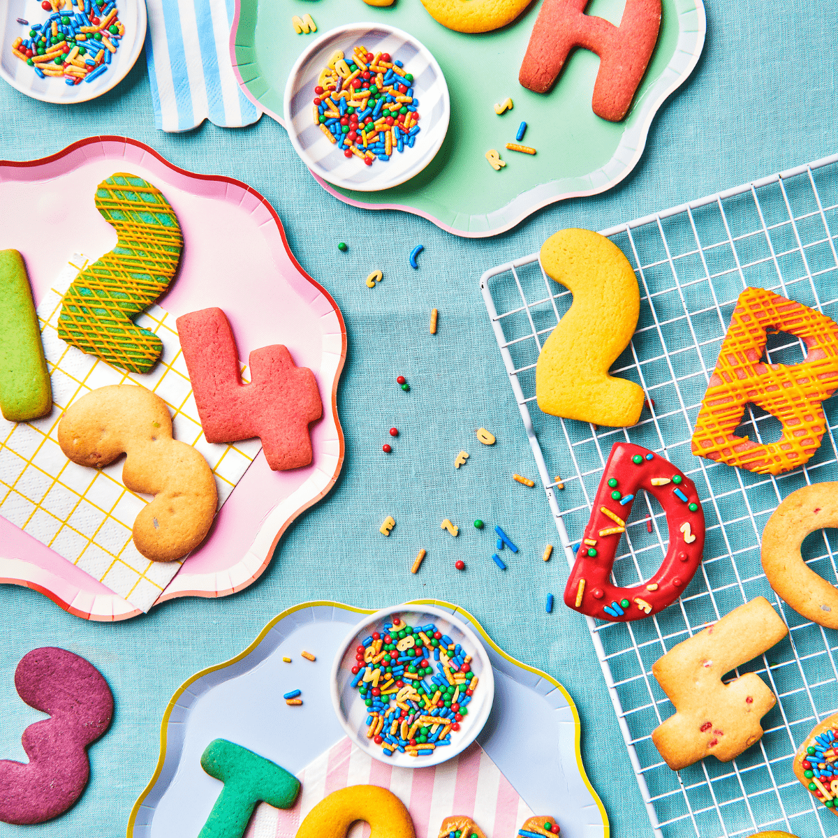 Back to school alfabet koekjes