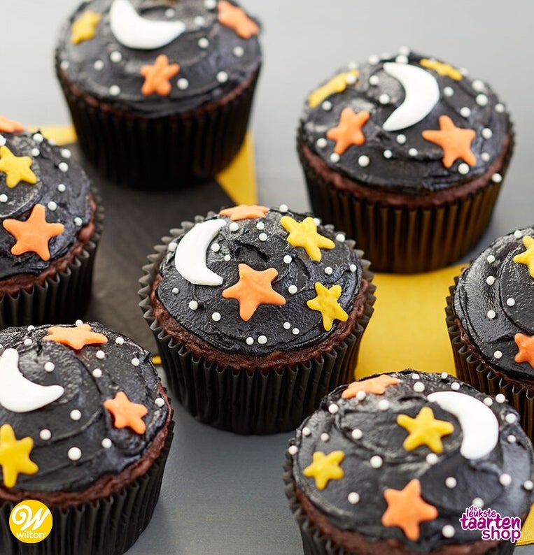 Halloween Night Sky Cupcakes
